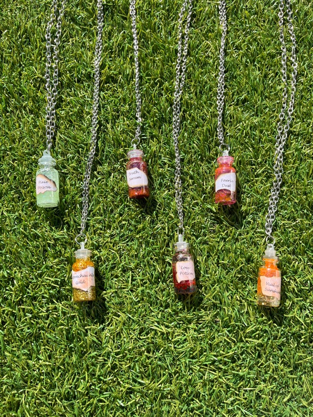 Bottle Charm Necklace